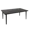 Cheap National Tree Company National Outdoor Living All Weather Dining Tablerectangle, Black Finish, Cast Aluminum, Darby Collection, 72 Inches