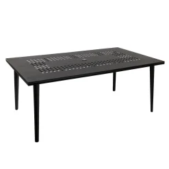 Cheap National Tree Company National Outdoor Living All Weather Dining Tablerectangle, Black Finish, Cast Aluminum, Darby Collection, 72 Inches