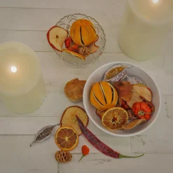 Sale National Tree Company 6" 250 Gram Mixed Potpourri- Oranges, Sliced Red Apples, Chiles, Cones, And Jackarandas
