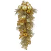 Online National Tree Company , 36" Christmas Be Merry Decorated Gold Teardrop, 35 Warm White Led Lights- Battery Operated With Remote Control