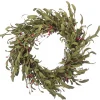 Flash Sale National Tree Company Artificial Autumn Wreath, Decorated With Assorted Grass, Berry Clusters, Autumn Collection, 22 In