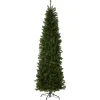 Discount National Tree Company Artificial Slim Christmas Tree, Green, Kingswood Fir, Includes Stand, 9 Feet