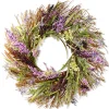 Artificial Hanging Wreath, Woven Vine Base, Decorated With Mixed Leaves, Seed Pods, Spring Collection, 22 Inches^National Tree Company Discount