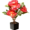 Artificial Potted Flower, Red Peony, Incudes Black Base, Spring Collection, 15 Inches^National Tree Company Hot