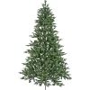 Best Sale National Tree Company 7.5Ft Pre-Lit Artificial Feel Real® Merryweather Fir Hinged Tree, 750 Clear Lights- Ul