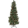 9Ft Pre-Lit Artificial Meadowlark Pencil Hinged Tree, 900 Clear Lights- Ul^National Tree Company Shop