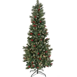 9Ft Pre-Lit Artificial Meadowlark Pencil Hinged Tree, 900 Clear Lights- Ul^National Tree Company Shop