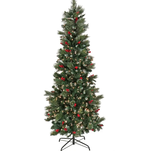 9Ft Pre-Lit Artificial Meadowlark Pencil Hinged Tree, 900 Clear Lights- Ul^National Tree Company Shop