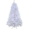 6.5Ft Pre-Lit Artificial Millville White Hinged Tree With Powerconnect™, 400 Dual Color® Led Lights-Ul^National Tree Company Fashion