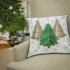 Cheap National Tree Company , Hgtv Home Collection, 18"X18" Embroidered Forest Pillow