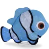 Pre-Lit Blue And White Clownfish Outdoor Decoration, Led Lights, Plug In, Spring Collection, 38 Inches^National Tree Company Clearance