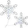 Hot National Tree Company Pre Lit Diamond Tip Snowflake Decoration, Cool White Led Lights, Plug In, Christmas Collection, 24 Inches