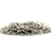 New National Tree Company , Pre-Lit Artificial Christmas Swag Frosted Colonial Mantle Swag, White Led Lights, Battery Powered, 3 Ft