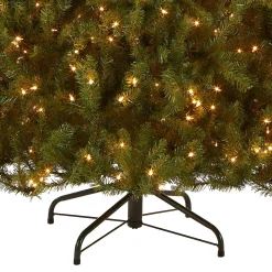 Cheap National Tree Company Pre-Lit Artificial Full Christmas Tree, Green, Dunhill Fir, Clear Lights, Includes Powerconnect And Stand, 9 Feet