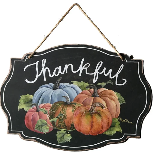 Shop National Tree Company Thankful Fall Hanging Wall Art Decoration, Autumn Collection, 14 In