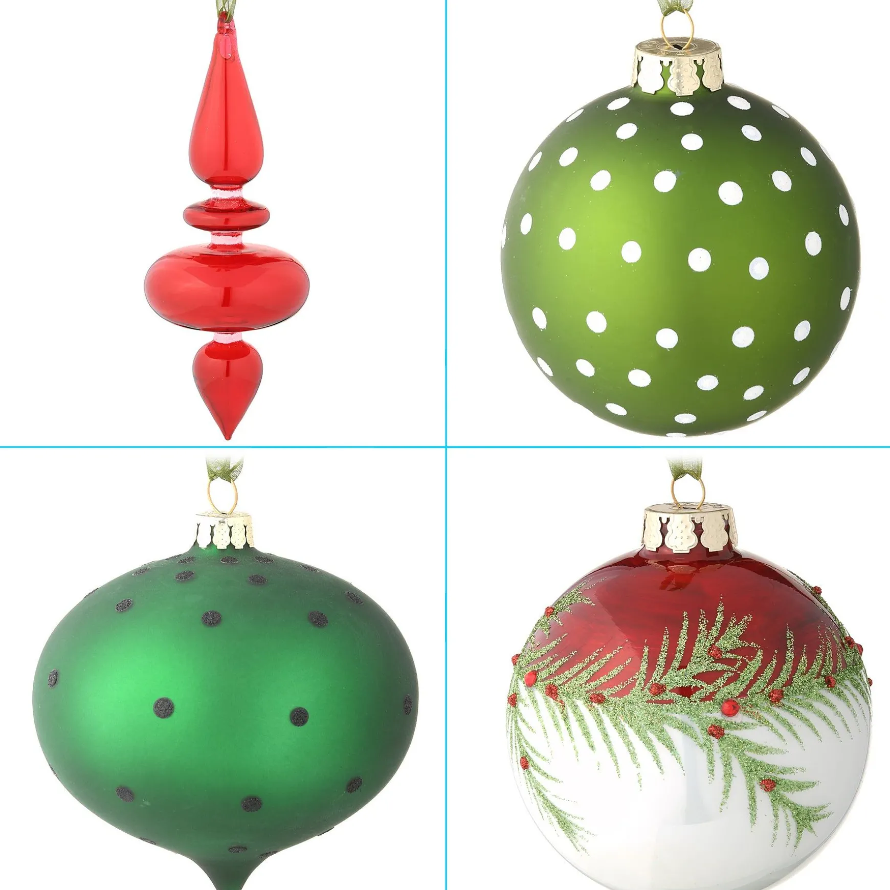 Outlet National Tree Company 20-Piece Christmas Tree Ornament Set, General Store Collection