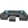 Fashion National Tree Company Pocola Collection 7-Piece All-Weather Sectional Set