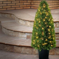 Best National Tree Company Pre-Lit 36" Artificial Upright Juniper