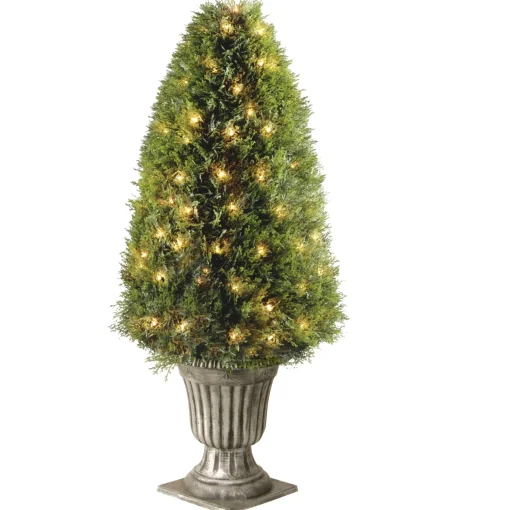 Store National Tree Company Pre-Lit 48" Artificial Upright Juniper