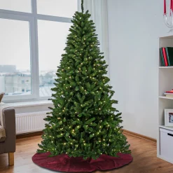 Outlet National Tree Company Pre-Lit Artificial Christmas Tree, Crater Pine, With Warm White Led Lights, Plug In, 7.5 Ft
