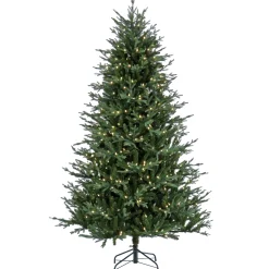 Pre-Lit Artificial Christmas Tree, Wenatchee Fir, With Warm White Led Lights, Plug In, 7.5 Ft^National Tree Company Online