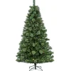 Sale National Tree Company Pre-Lit Artificial Christmas Tree, Ontaria Pine, With Warm White Led Lights, Plug In, 7.5 Ft