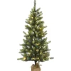 Flash Sale National Tree Company Pre-Lit Artificial Christmas Tree, Trinity Spruce, With Warm White Led Lights, Plug In, 4.5 Ft
