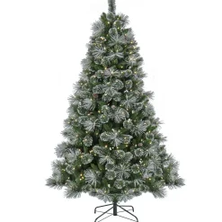 Cheap National Tree Company Pre-Lit Artificial Christmas Tree, Bryson Pine, With Warm White Led Lights, Plug In, 7.5 Ft
