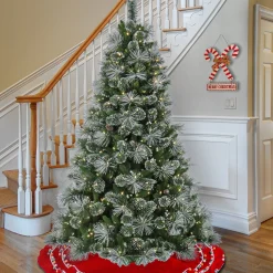 Cheap National Tree Company Pre-Lit Artificial Christmas Tree, Bryson Pine, With Warm White Led Lights, Plug In, 7.5 Ft
