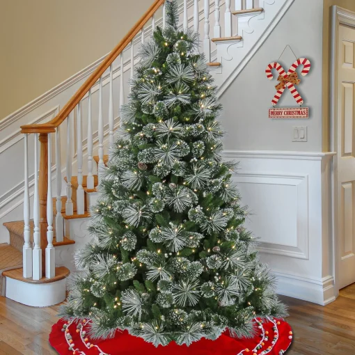 Cheap National Tree Company Pre-Lit Artificial Christmas Tree, Bryson Pine, With Warm White Led Lights, Plug In, 7.5 Ft