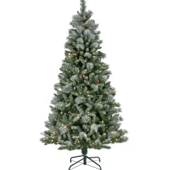 Pre-Lit Artificial Christmas Tree, Conconully Pine, With Warm White Led Lights, Plug In, 7.5 Ft^National Tree Company Fashion