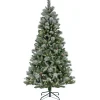 Outlet National Tree Company Pre-Lit Artificial Christmas Tree, Conconully Pine, With Warm White Led Lights, Plug In, 7.5 Ft