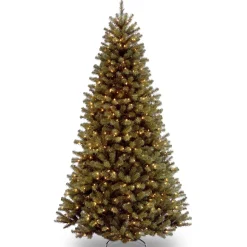 Cheap National Tree Company Pre-Lit Artificial Christmas Tree, Powerconnect North Valley Spruce With Light Parade Led Lights, Rgb Led Lights, Plug In, 9 Ft
