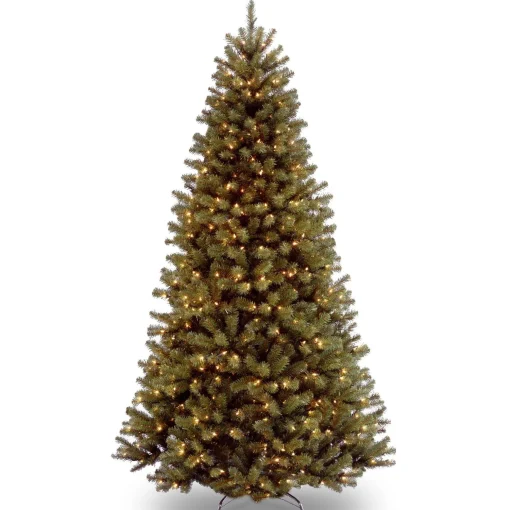Cheap National Tree Company Pre-Lit Artificial Christmas Tree, Powerconnect North Valley Spruce With Light Parade Led Lights, Rgb Led Lights, Plug In, 9 Ft