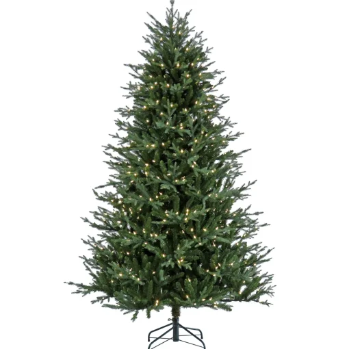 Online National Tree Company Pre-Lit Artificial Christmas Tree, Wenatchee Fir, With Warm White Led Lights, Plug In, 7.5 Ft