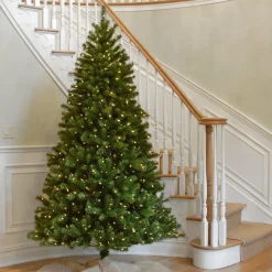 Shop National Tree Company Pre-Lit Artificial Christmas Tree, Powerconnect North Valley Spruce With Light Parade Led Lights, Plug In, 7.5 Ft