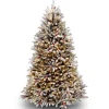Pre-Lit Artificial Full Christmas Tree, Green, Dunhill Fir, White Lights, Includes Stand, 6.5 Feet^National Tree Company Sale