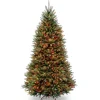 Pre-Lit Artificial Full Christmas Tree, Green, Dunhill Fir, Multicolor Lights, Includes Stand, 9 Feet^National Tree Company New