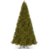 Best National Tree Company Pre-Lit Artificial Giant Christmas Tree, Green, North Valley Spruce, White Lights, Includes Stand, 16 Feet
