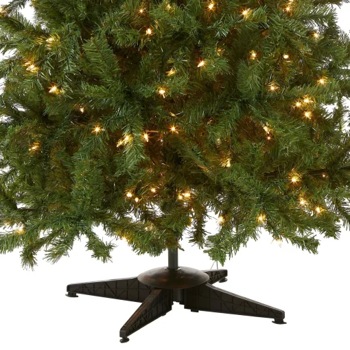 Flash Sale National Tree Company Pre-Lit Artificial Medium Christmas Tree, Green, Kincaid Spruce, White Lights, Includes Stand, 6 Feet