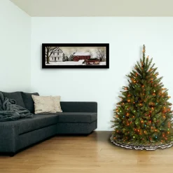 Online National Tree Company Pre-Lit Artificial Mini Christmas Tree, Green, Dunhill Fir, Multicolor Lights, Includes Stand, 4 Feet