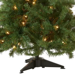 Cheap National Tree Company Pre-Lit Artificial Mini Christmas Tree, Green, Kincaid Spruce, White Lights, Includes Stand, 4 Feet