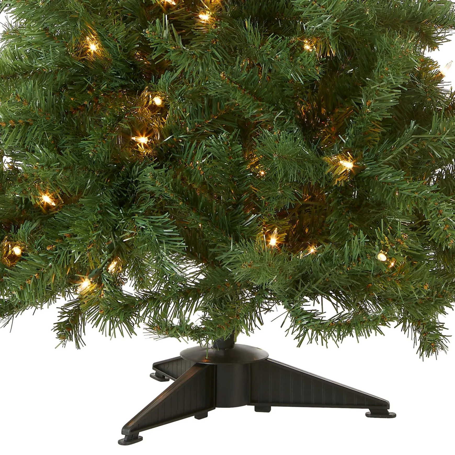 Cheap National Tree Company Pre-Lit Artificial Mini Christmas Tree, Green, Kincaid Spruce, White Lights, Includes Stand, 4 Feet