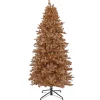 New National Tree Company Pre-Lit Artificial Rose Gold Christmas Tree, With Warm White Led Lights, Plug In, 10 Ft