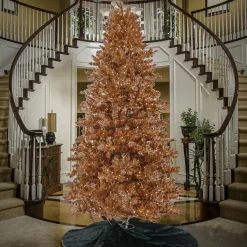 Best Sale National Tree Company Pre-Lit Artificial Rose Gold Christmas Tree, With Warm White Led Lights, Plug In, 9 Ft