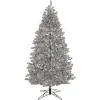 Sale National Tree Company Pre-Lit Artificial Silver Christmas Tree, With Cool White Led Lights, Plug In, 7.5 Ft