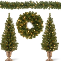 Hot National Tree Company Pre-Lit Evergreen Assortment