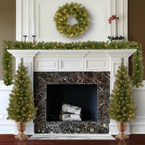 Hot National Tree Company Pre-Lit Evergreen Assortment