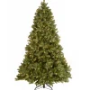 Pre-Lit 'Feel Real' Artificial Full Downswept Christmas Tree, Green, Douglas Fir, Dual Color Led Lights, Includes Stand And Powerconnect, 6.5 Feet^National Tree Company Clearance