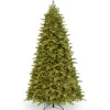 Pre-Lit 'Feel Real' Artificial Full Christmas Tree, Green, Princeton Fraser Fir, Dual Color Led Lights, Includes Powerconnect And Stand, 9 Feet^National Tree Company Clearance